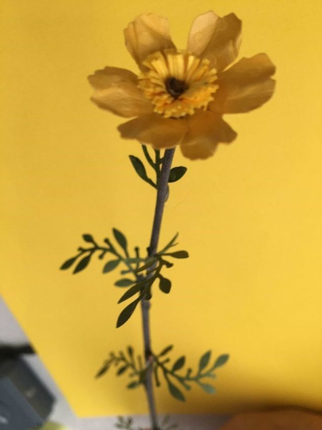 faux cosmos paper flower