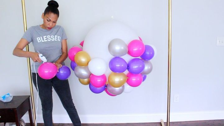 diy organic hot air balloon sculpture decor