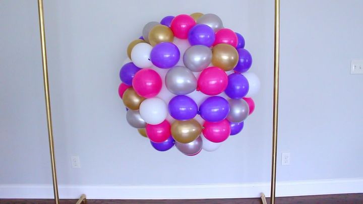 diy organic hot air balloon sculpture decor