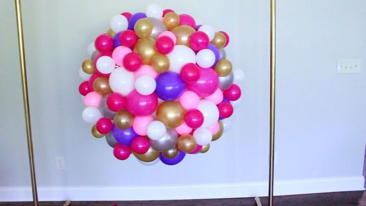 diy organic hot air balloon sculpture decor