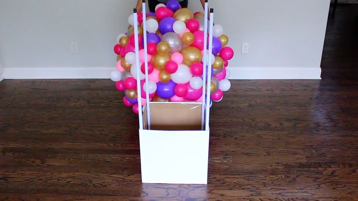 diy organic hot air balloon sculpture decor