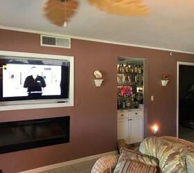 q ideas for fireplace tv wall