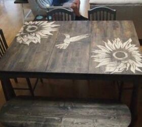 Big Ol Sunflower Table Hometalk