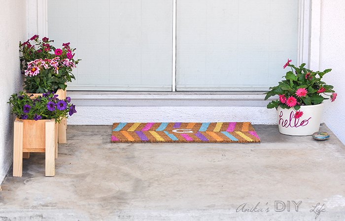 s 17 diy projects you can start and finish tonight, Design A Doormat