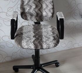 s 14 cool ways to upholster chairs, Funky Office Chair Makeover