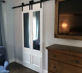 designer sliding mirror bedroom closet doors, Electric outlets removed
