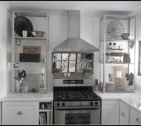 s 17 diy inspiring kitchen backsplashes, Have An Extra View While Cooking
