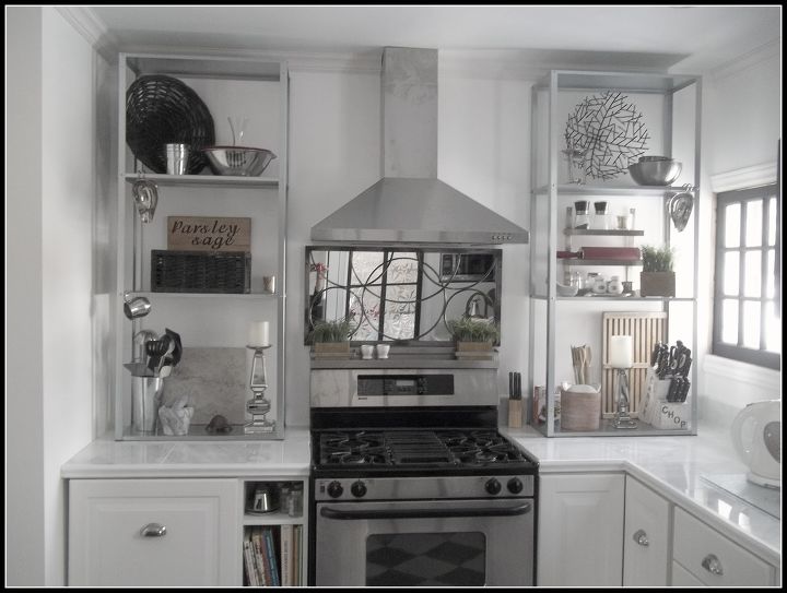 s 17 diy inspiring kitchen backsplashes, Have An Extra View While Cooking