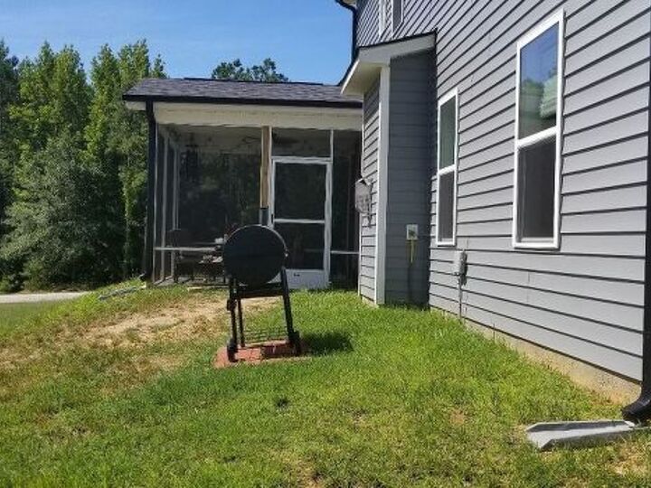 q i want a level area near house to cook