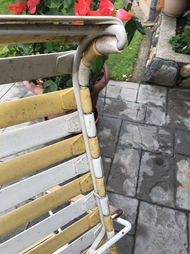 has anyone replaced glued on vinyl strapping on patio furniture