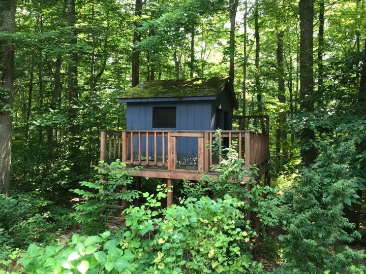 how can i repurpose a playhouse treehouse remodel