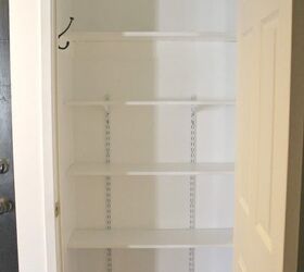 entry closet is now functional organized storage closet