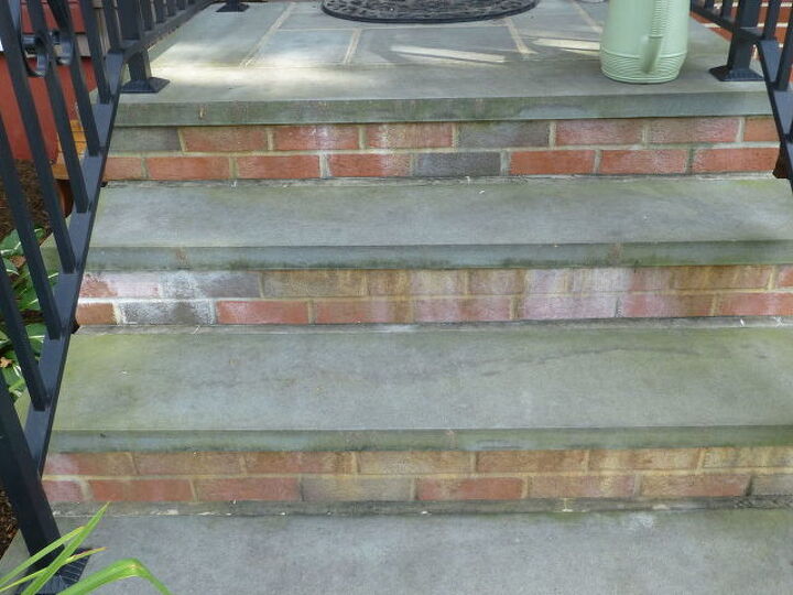q problem with brick bluestone steps