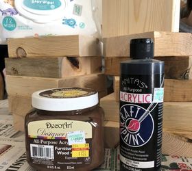 How To "Stain" Wood With Cheap Acrylic Paint and a Baby Wipe