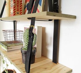 quick and easy hanging shelving