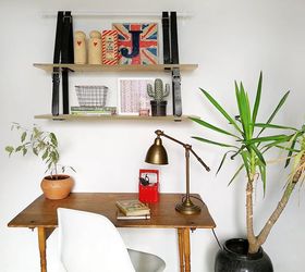 quick and easy hanging shelving
