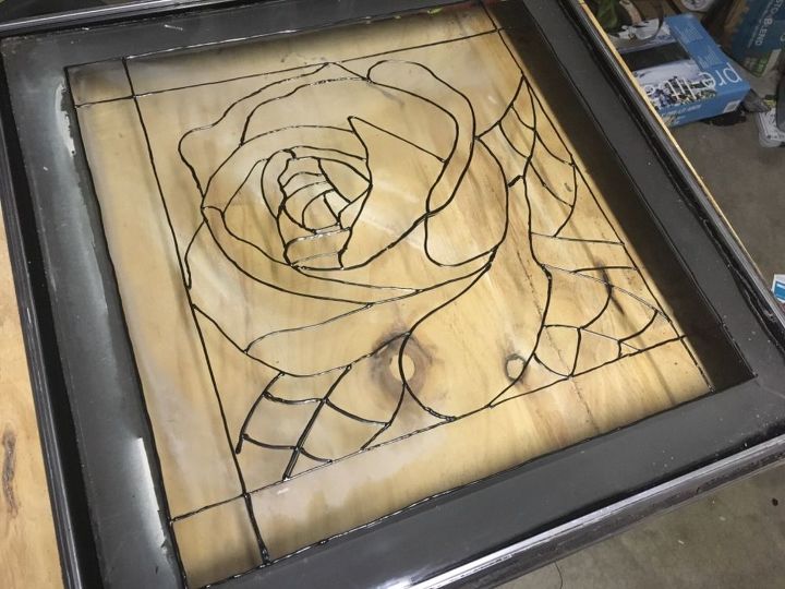 skylight window to stained glass table part 1