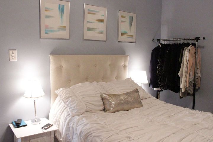 s 27 gorgeous update ideas for your bedroom, Create your own tufted headboard