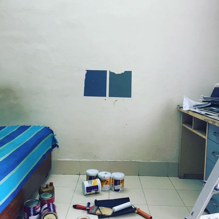 cambio de imagen de la habitacin de los nios proyecto de pintura, Comprobando el tono de gris requerido