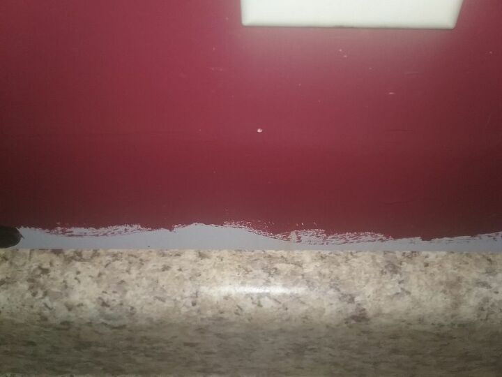 q advice on can behind kitchen countertop