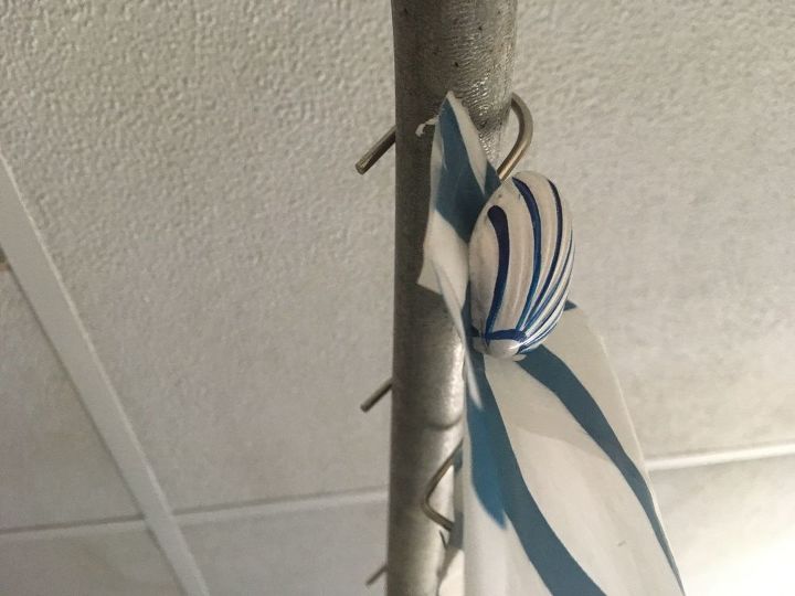 how to keep fish hook type shower curtain hooks from falling out