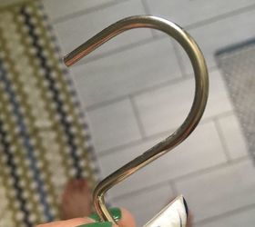How to keep fish hook type shower curtain hooks from falling out