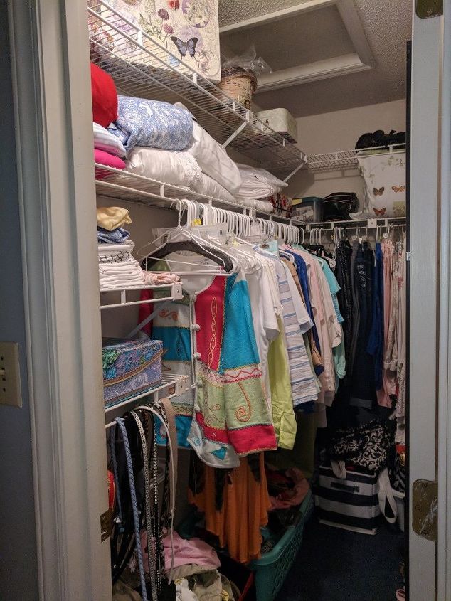 q my first project is to organize my master bedroom closet