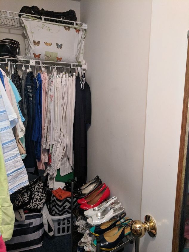 q my first project is to organize my master bedroom closet