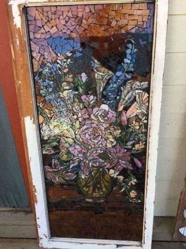 otro mosaico de ventana antiguo