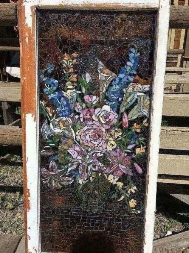 otro mosaico de ventana antiguo