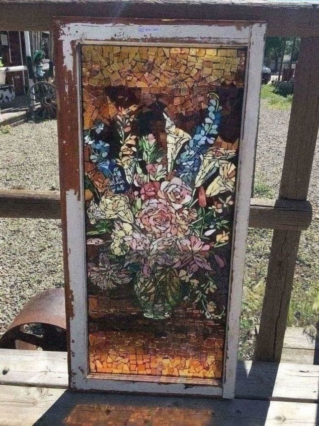 Repurposed Window Glass Repurpose stained glass window? | Hometalk