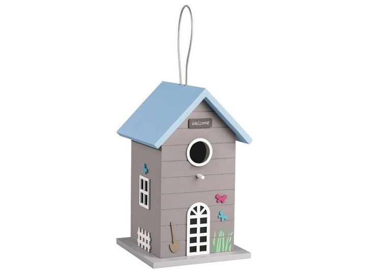 candeeiro birdhouse bird com led suspenso ou candeeiro de cabeceira