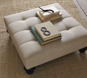 Inspired by West Elm: Deep Buttoned Ottoman