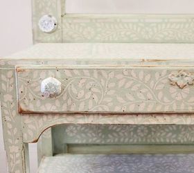 everything you need to know for a diy stenciled potting bench