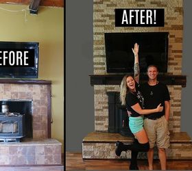 airstone fireplace transformation new 2018