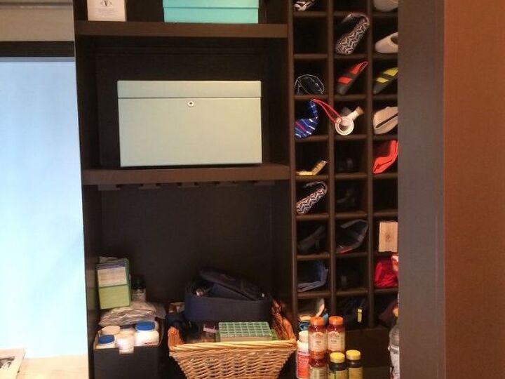 q how to make this dark old looking space into a cool office for 2