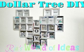  Árvore do dólar DIY | O amor é... Decoração de parede | Decoração glam com orçamento limitado