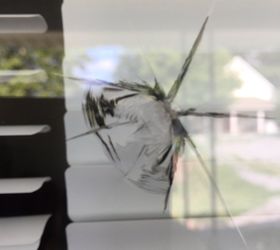 How to repair hole/crack in picture window plate glass? | Hometalk