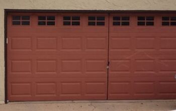  portão de garagem pintado