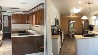 Kitchen Cabinet Refacing Using Wall Paper Hometalk