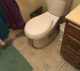 q i have a small bathroom that is in dire need of a makeover