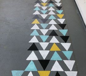 how to stencil an outdoor rug