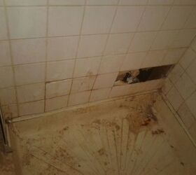 q how can you tell if the subfloor beneath a shower base is in good