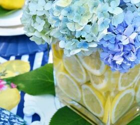 create an easy table centerpiece with a trip to the grocery store