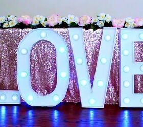 giant marquee love letters