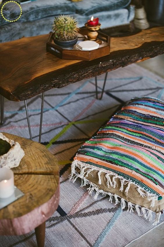 15 diy boho looks for less, DIY Boho Floor Pillows