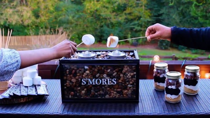 s 15 unique outdoor entertaining ideas, DIY S mores Bar Burner