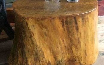 Tree Stump Side Table / Footstool