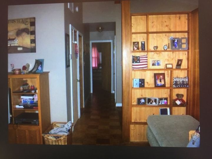 q what to do with the wall of shelves