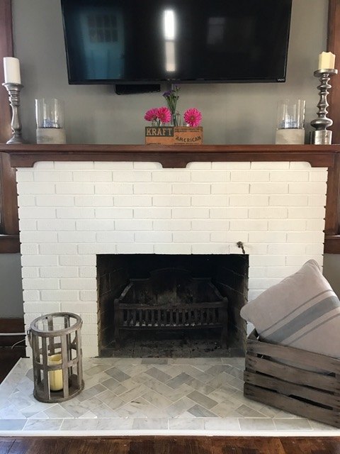 diy marble fireplace hearth